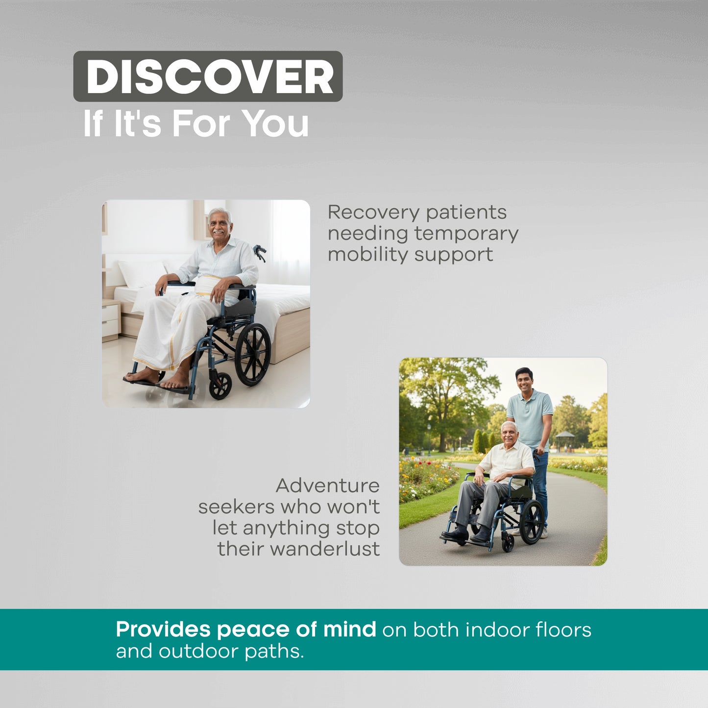 Premium Foldable Aluminium Wheelchair Arrex Sky