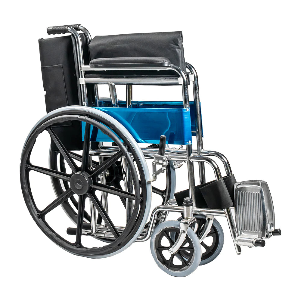 bombay surgical arrex tommy mag basic steel wheelchair