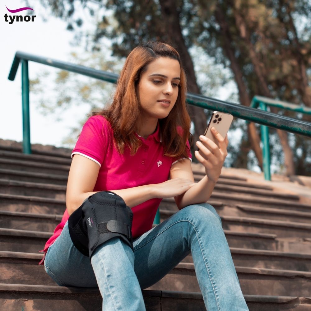 tynor j-15 knee wrap hinged (neo)