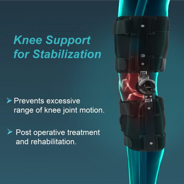 bombay surgical tynor d-10 r.o.m. knee brace 18″/46cm