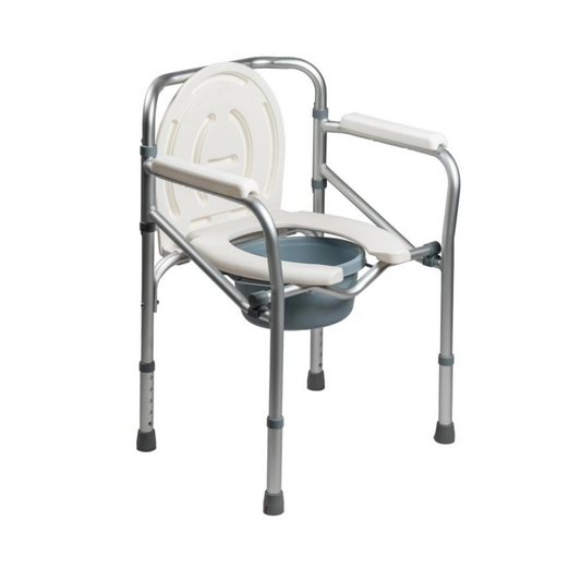 bombay surgical arrex vp20u aluminium commode chair