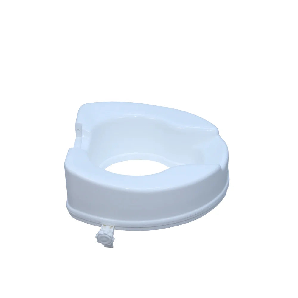 ARREX COMMODE RISER VA 60 - ADJUSTABLE HEIGHT (2-6 INCHES) WITH OPTIONAL LID | ENHANCE BATHROOM SAFETY AND COMFORT