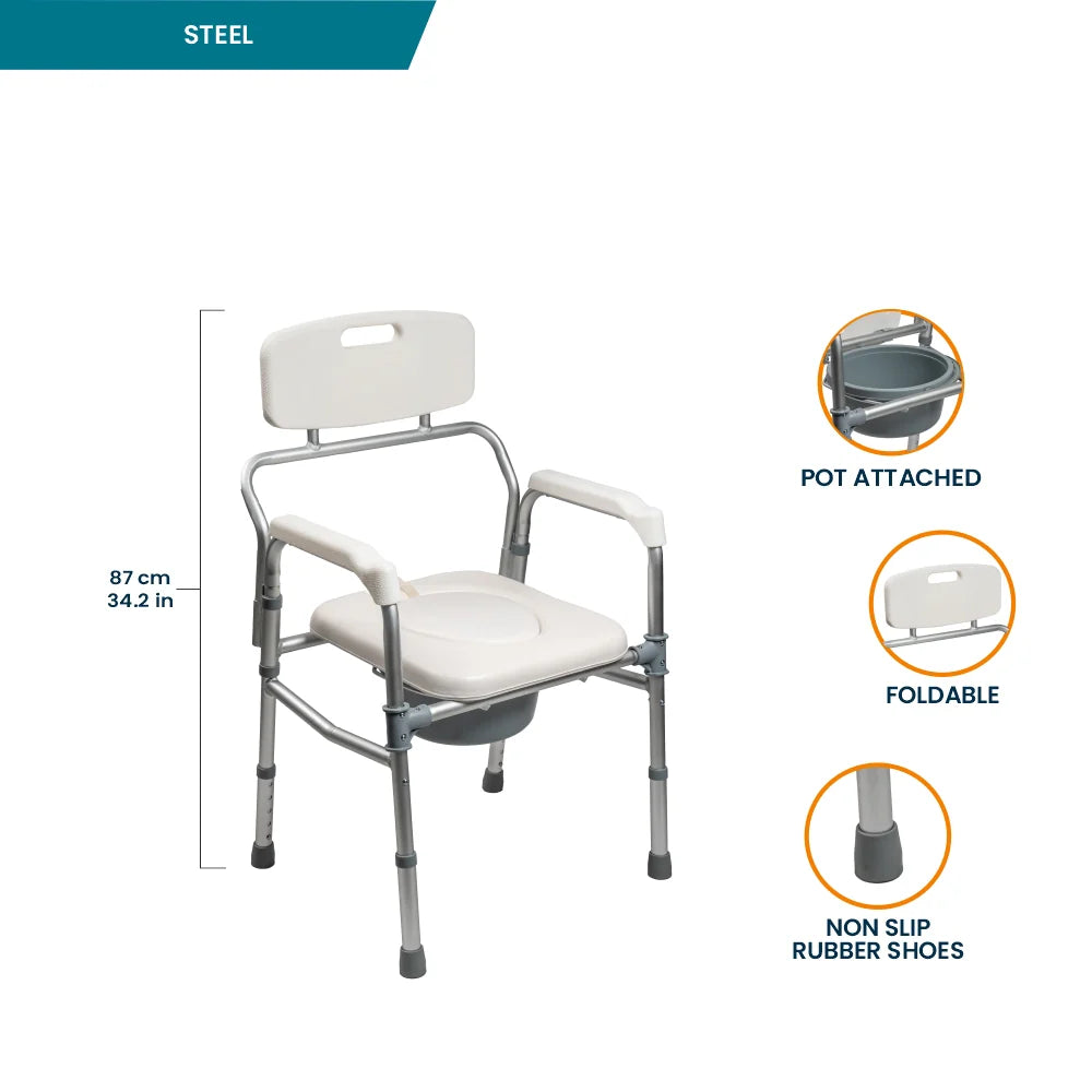 bombay surgical arrex vp110 commode chair