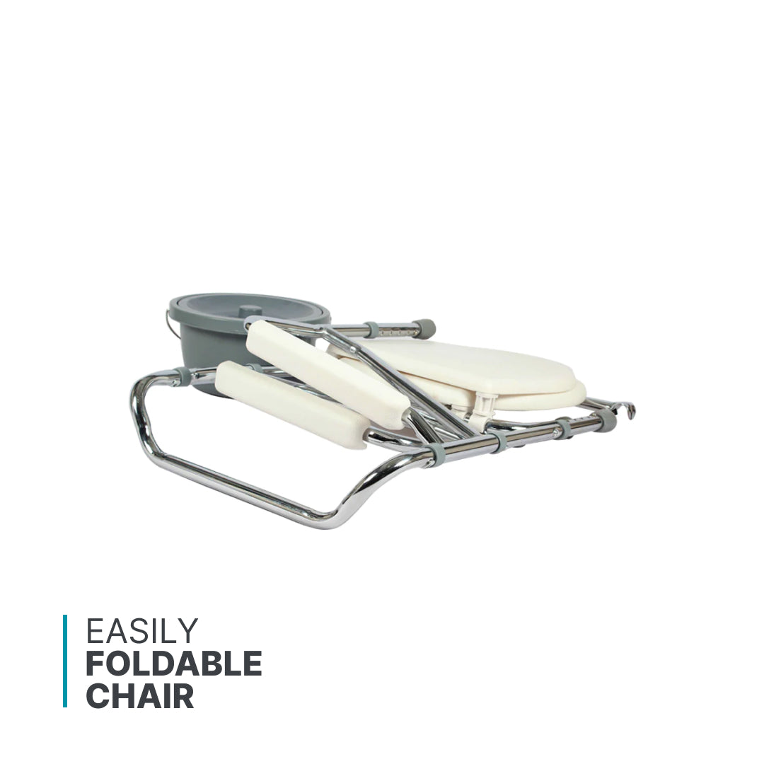 ARREX VP20U STEEL COMMODE CHAIR
