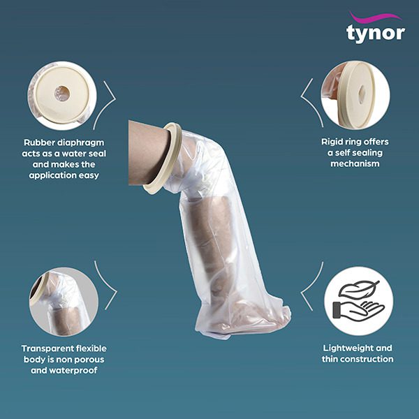 bombay surgical tynor c-16 cast cover for leg
