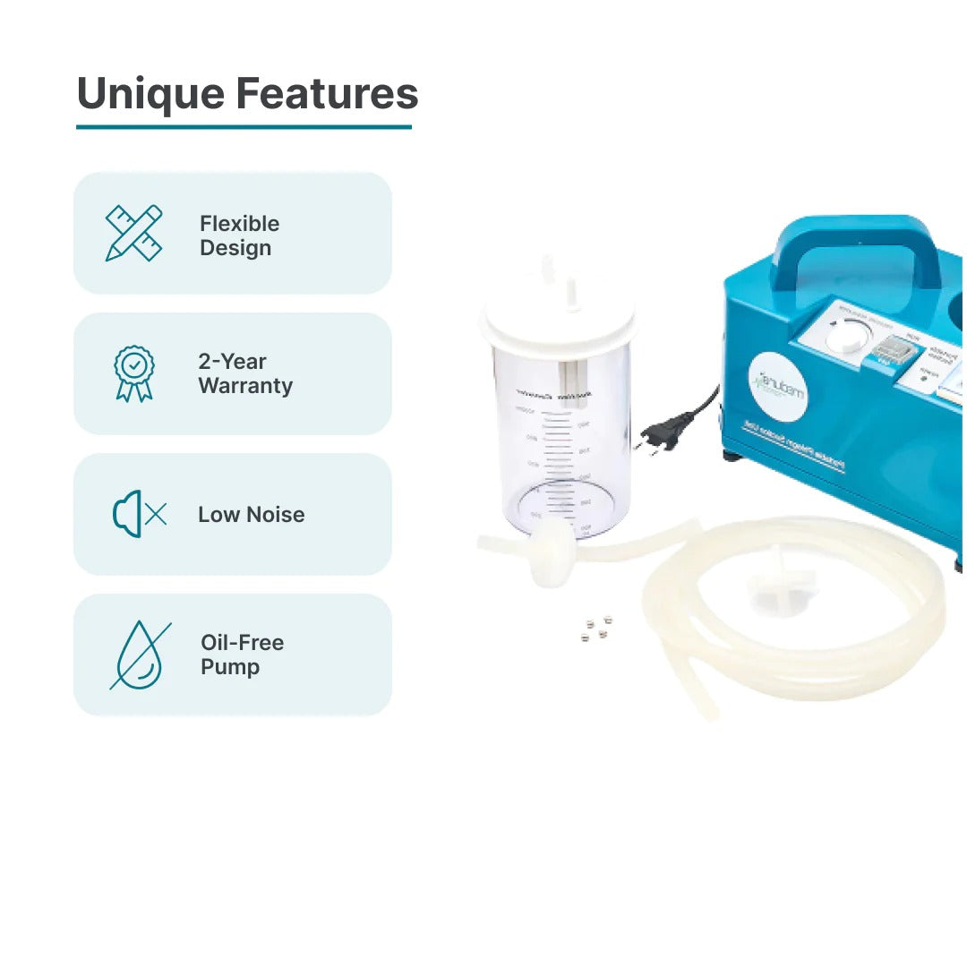 bombay surgical medura medsu portable suction machine