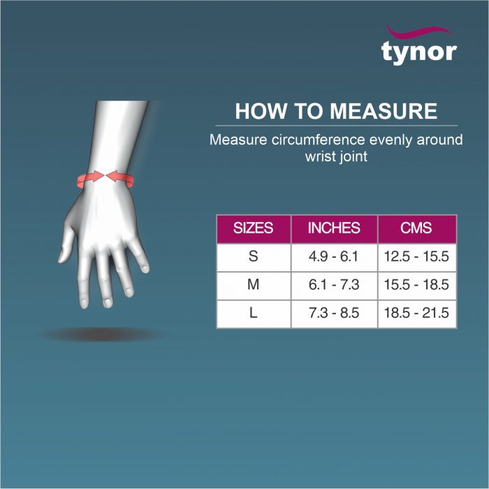 TYNOR E-05 WRIST BRACE WITH DOUBLE LOCK
