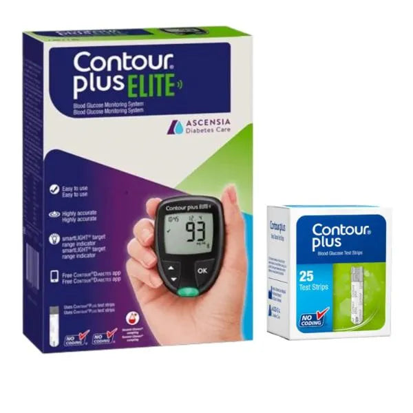 Contour plus elite blood glucose monitor