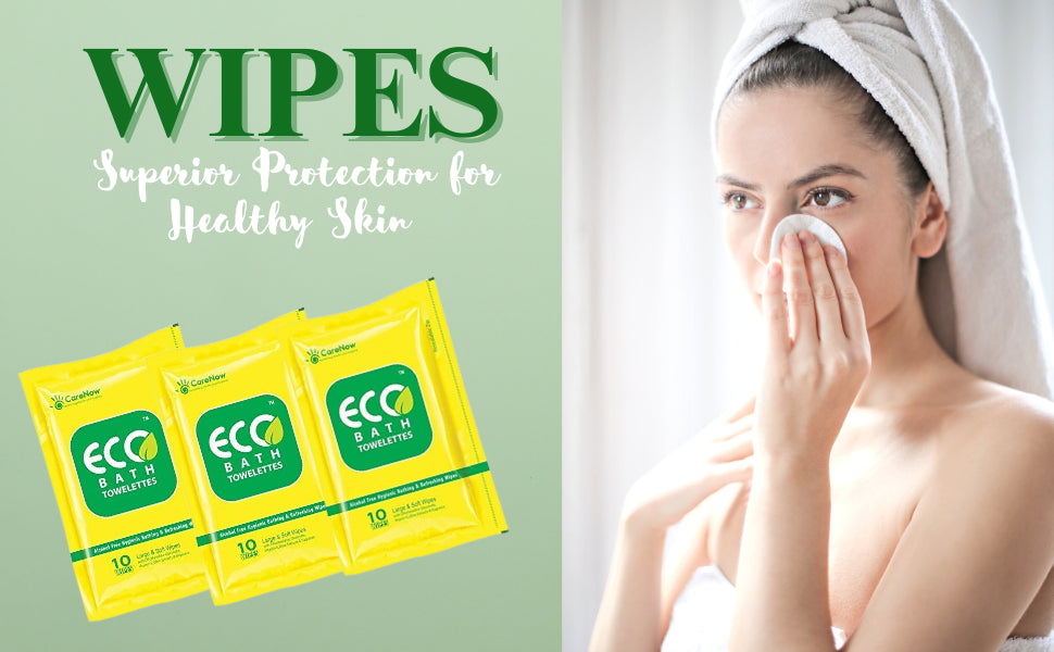 ECO BATH TOWELETTES- 10 WIPES (PACK OF 6)(60 WIPES)