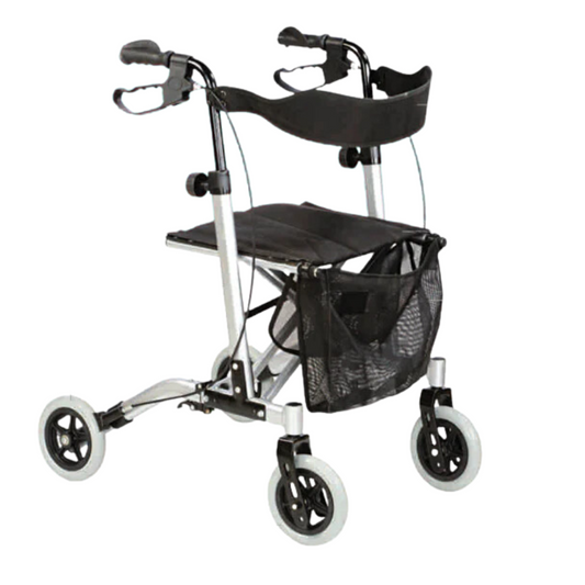 Arrex MR30 rollator - brakes with lock, mag wheels, back support, cushion seat