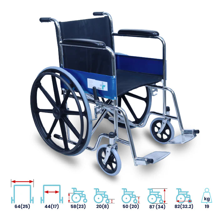 ARREX TOMMY MAG - BASIC STEEL WHEELCHAIR