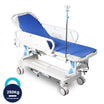 ARREX STR 10 - HOSPITAL TROLLEY COMES WITH CENTRAL LOCK, CYLINDER HOLDER, AND LEVERS TO ADJUST STRETCHERS
