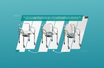 ARREX VP40 COMMODE CHAIR SOLID CASTOR WHEELS WITH BRAKES, HEIGHT ADJUSTABLE, ATTACHED POT, DURABLE AND RELIABLE