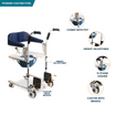 ARREX SENECA BATH AND COMMODE - WHEELCHAIR