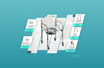 ARREX VP40 COMMODE CHAIR SOLID CASTOR WHEELS WITH BRAKES, HEIGHT ADJUSTABLE, ATTACHED POT, DURABLE AND RELIABLE