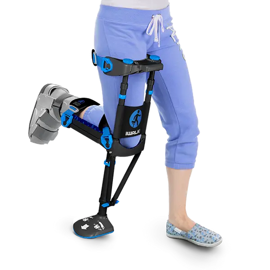 Hands Free Knee Crutch Alternative for Foot, Ankle & Lower Leg Injuries iWALK 3.0