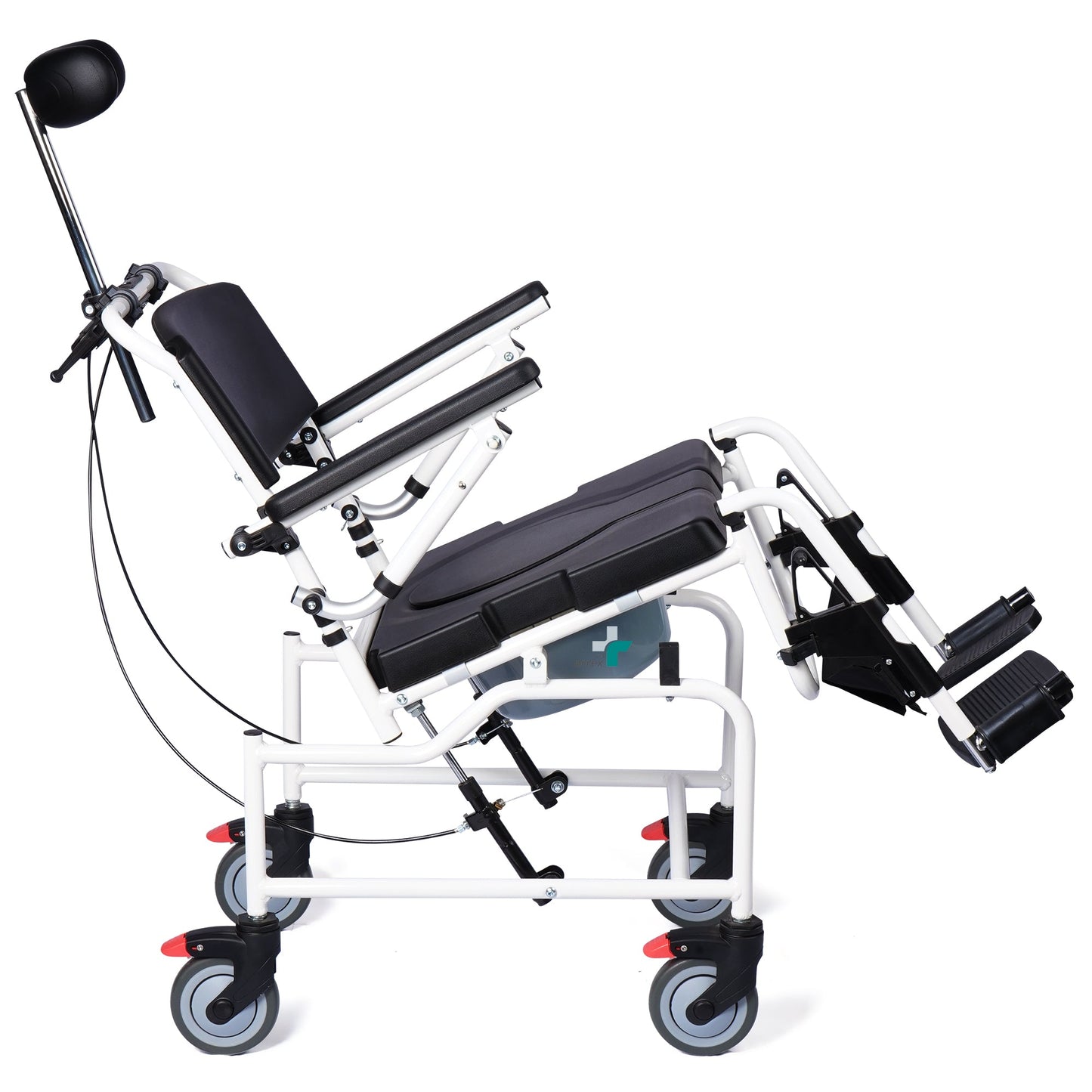 ARREX EFFIEL COMMODE WHEELCHAIR COMES WITH POT ATTACHED