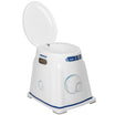 MEXPLE Xumo200 Heavy Duty Portable Indian Toilet To Western Toileting | Indian Toilet Commode Stool | Portable Toilet Seat For Adult, elderly, Handicap People (White)