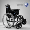 VERMEIREN Jazz S50 Premium Foldable Manual Wheelchair with Adjustable Armrests | 130 kg Capacity