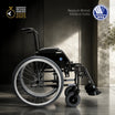 VERMEIREN Jazz S50 Premium Foldable Manual Wheelchair with Adjustable Armrests | 130 kg Capacity