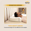 CONTOURED CERVICAL PILLOW MEMORY FOAM, BLUE TYNOR B-29