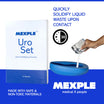 MEXPLE Uroset Urine Solidifier Urine Absorbent Powder| Urine Absorbent Magic Gel Turns Urine Into Gel Immediately| Bio Gel Gelling Agent For Portable Waste And Pet Loo| 10 Sachets Of 10Gms In 1 Pack