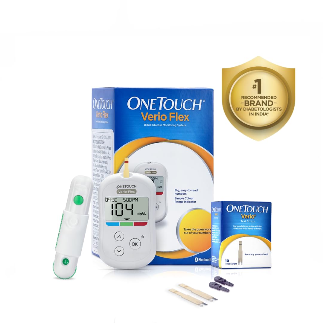 Buy Onetouch Verio Flex Glucometer Machine Online at Bombay Surgical Co.