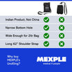 MEXPLE UroXling Catheter Urinary Bag Holder | Urine Drainage Leg Bag Holder with Adjustable Strap | For Dialysis & Incontinence Patients for Home, Outdoor, Wheelchair & Bed - Black (2000ML)