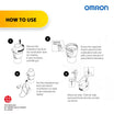 Omron Ultra Compact & Low Noise Compressor Nebulizer NEC-106 For Child & Adult White