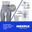 MEXPLE UroWomen Wearable Urine Collection Bag Kit for Women, Portable, Reusable Silicon Urine Bag Complete Urinal Incontinence Set, External Catheter, (1000ml + 2000ml) for Bedridden Patients, Grey