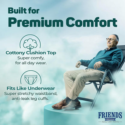 FRIENDS PREMIUM ADULT DIAPERS PANT STYLE