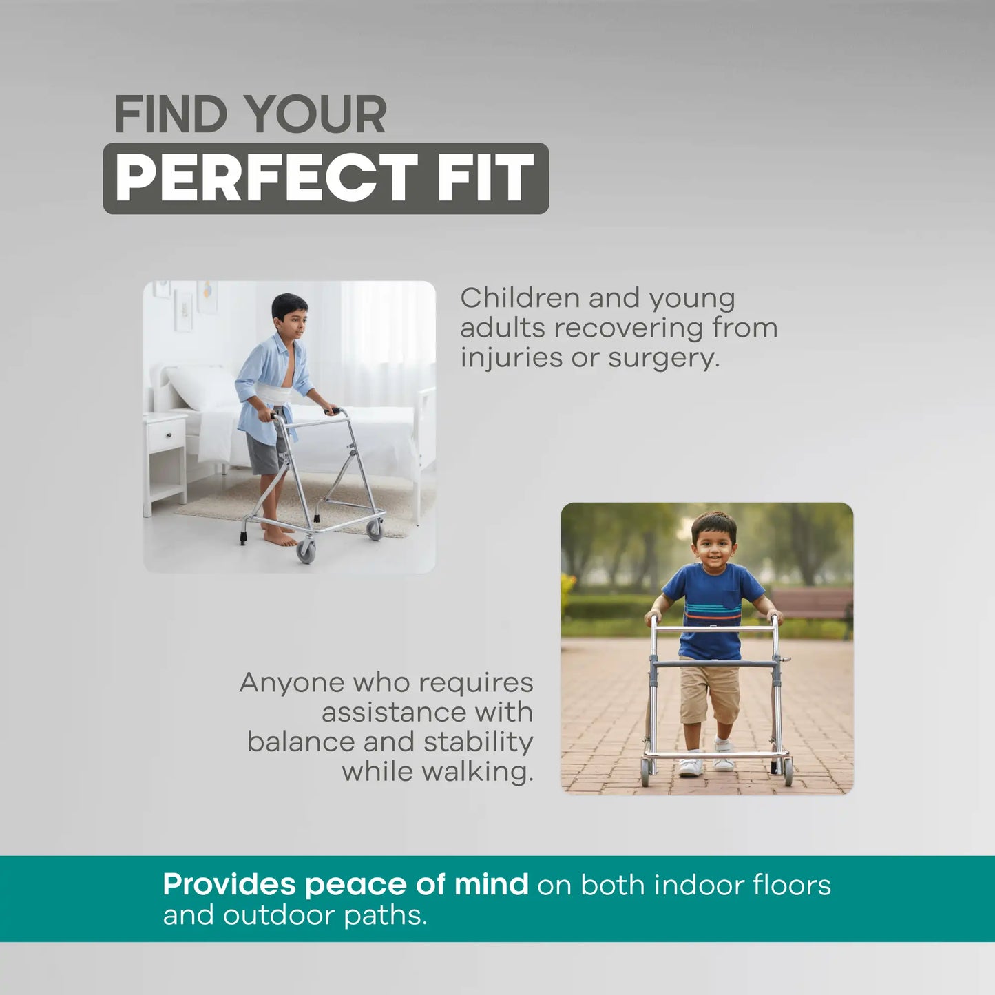 ARREX MC20 Walker Dismantlable, Adjustable height