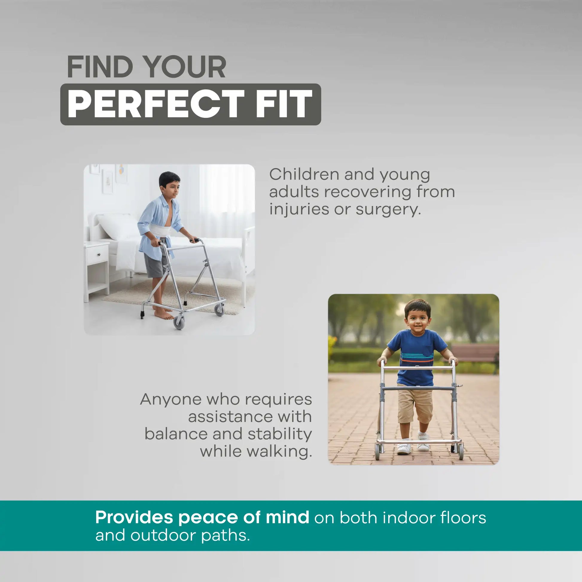 ARREX MC20 Walker Dismantlable, Adjustable height