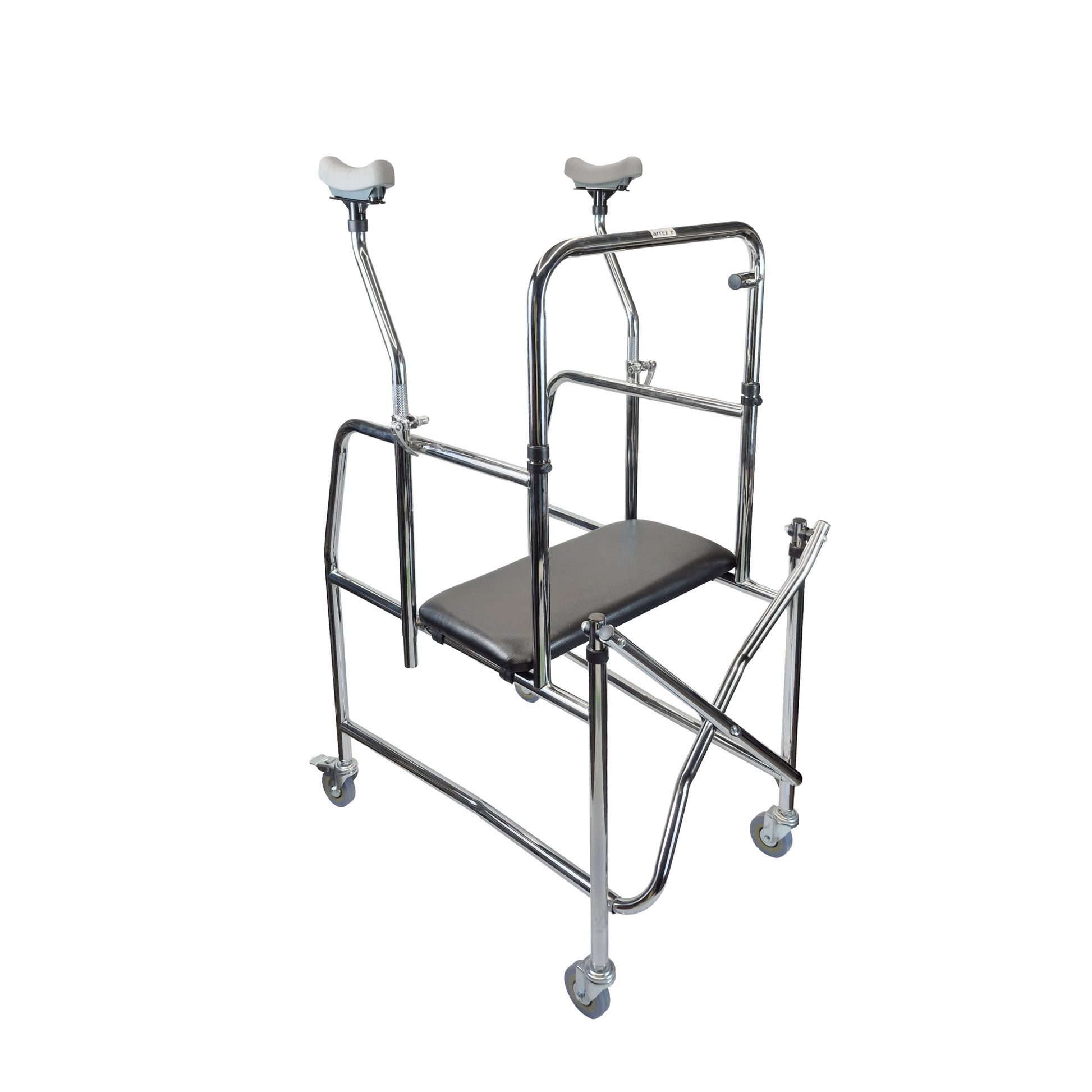 ARREX MP20 walking aids, steel frame, underarm crutches, all rolling wheels, castor with brakes