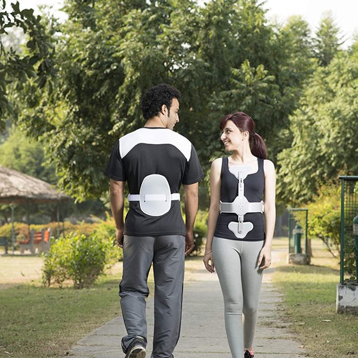 ASH Brace Hyper Extension Spinal Immobilization Support Silver Tynor A-12