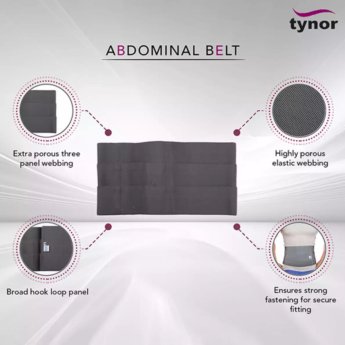 Abdominal Belt 8″ Post-Surgery & Maternity Support Tynor A-03