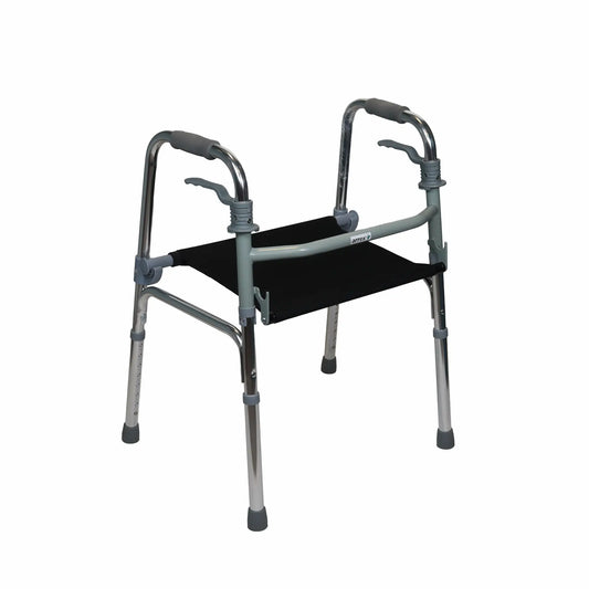 Adjustable Folding Walker with Strong Cloth Seat for Adults Arrex M20