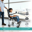 Compact Ultra-Light Foldable Aluminum Wheelchair with Safety Belt Arrex Airlift