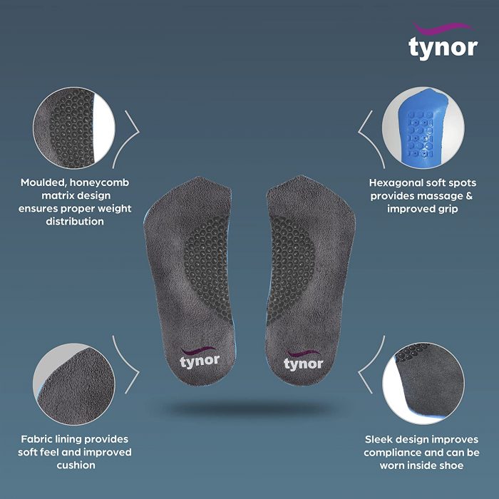 Medial Arch Orthosis for Foot Support & Alignment TYNOR K-10