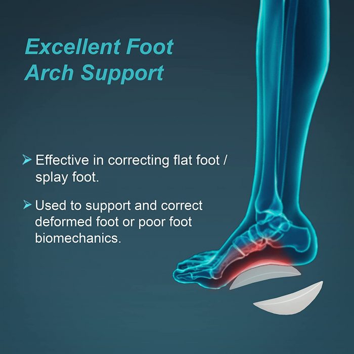 Arch Support Insoles for Plantar Fascia & Flat Feet Relief TYNOR K-15