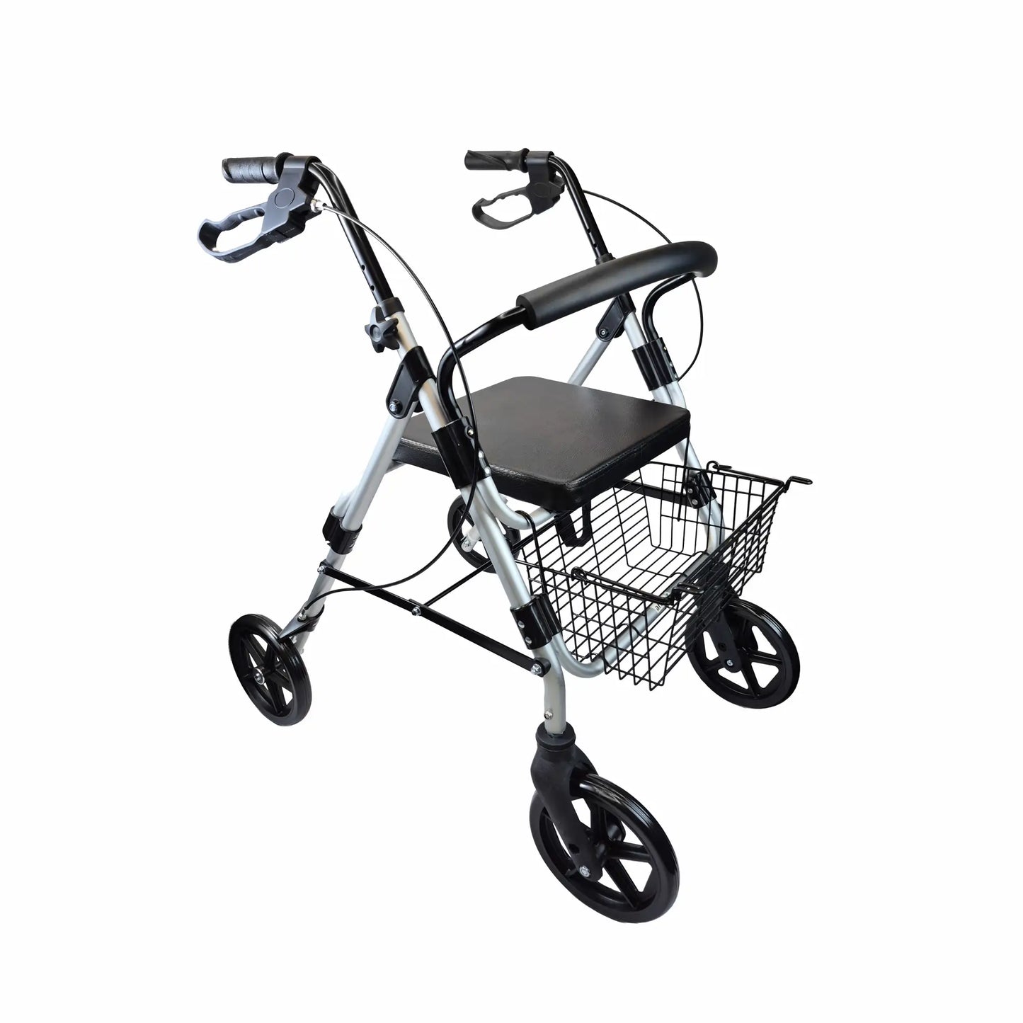 Arrex MR50 rollator - brakes with lock, mag wheels, back support, cushion seat