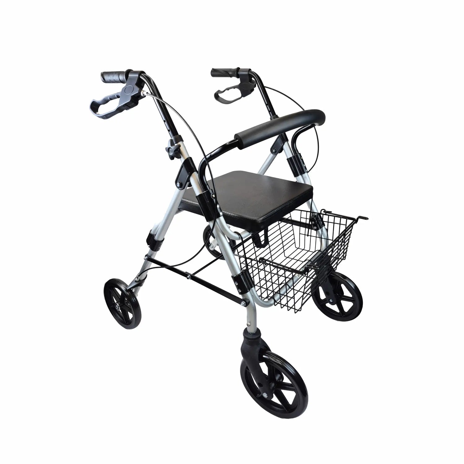Arrex MR50 rollator - brakes with lock, mag wheels, back support, cushion seat
