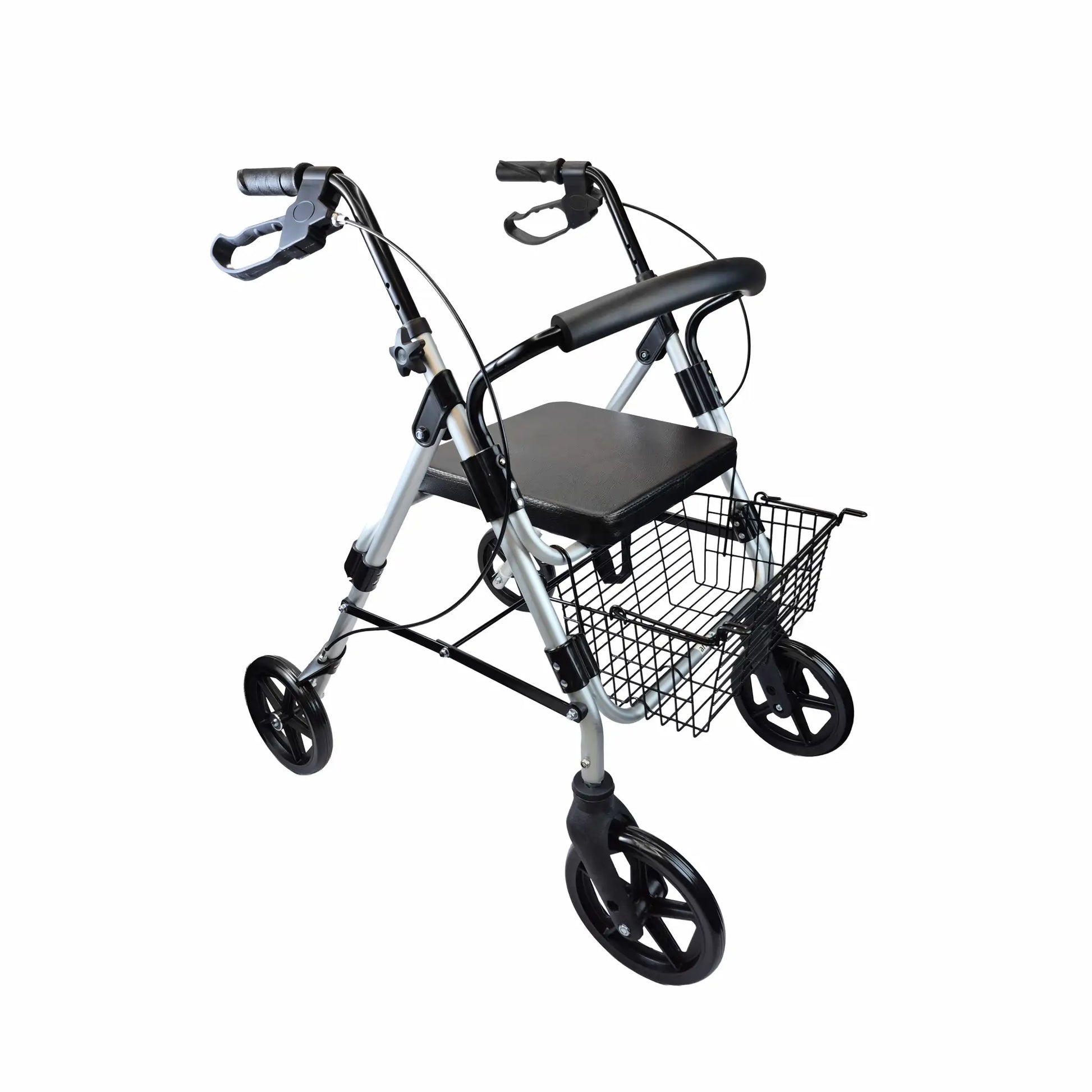 Arrex MR50 rollator - brakes with lock, mag wheels, back support, cushion seat
