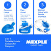 UroMaX2 2000ml Unisex Urinal Bottle Kit with Hose & Female Adapter | Urine Bottle for Men & Women