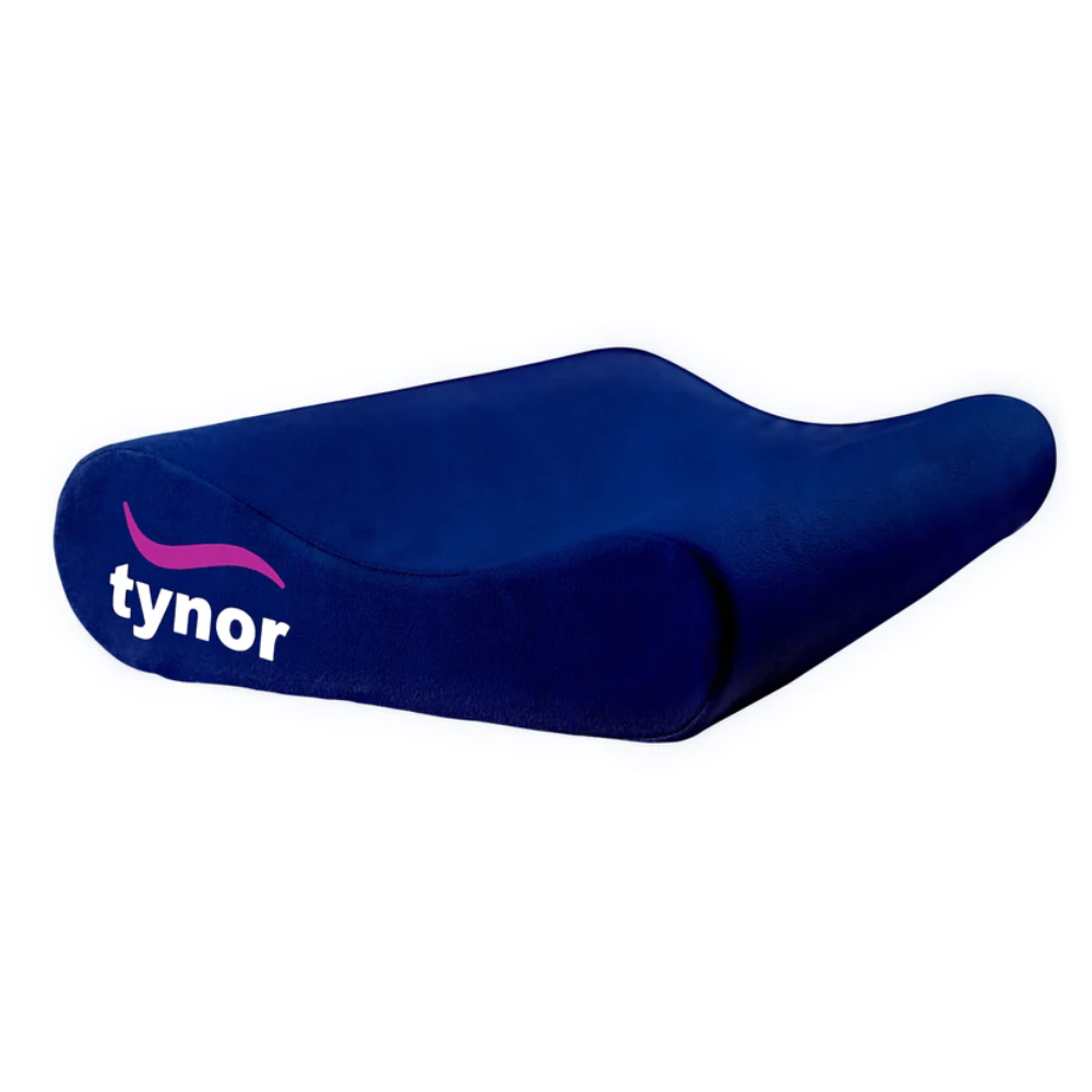 Tynor B-29 contoured cervical pillow memory foam, blue, universal size, 1 unit