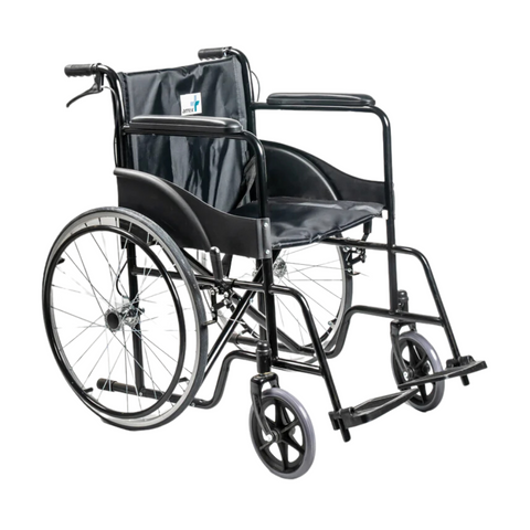 Basic Steel Wheelchair with Self Drive & Foldable Frame Arrex Boxer