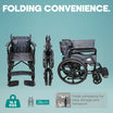 Foldable Steel Wheelchair with Solid Mag Wheels Arrex Beta