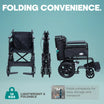 Foldable Steel Wheelchair with Mag Wheels & Attendant Brakes Arrex Beta Plus