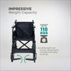 Foldable Steel Wheelchair with Mag Wheels & Attendant Brakes Arrex Beta Plus