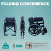Foldable Steel Wheelchair with Mag Wheels Arrex Boxer Pro